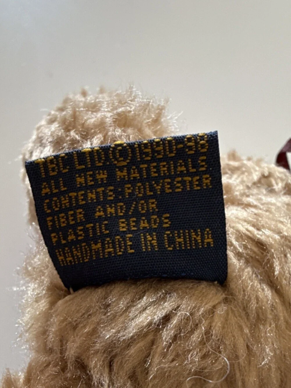 Boyds‎ Bears Archive Series Handmade Christmas Plush Bear with Ho Ho Ho Pillow